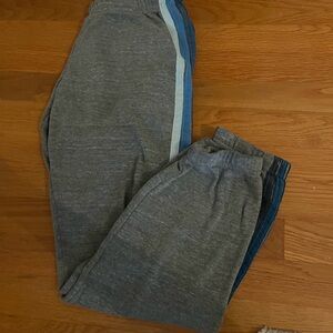 Aviator Nation Heather Gray Joggers with Rainbow Logo